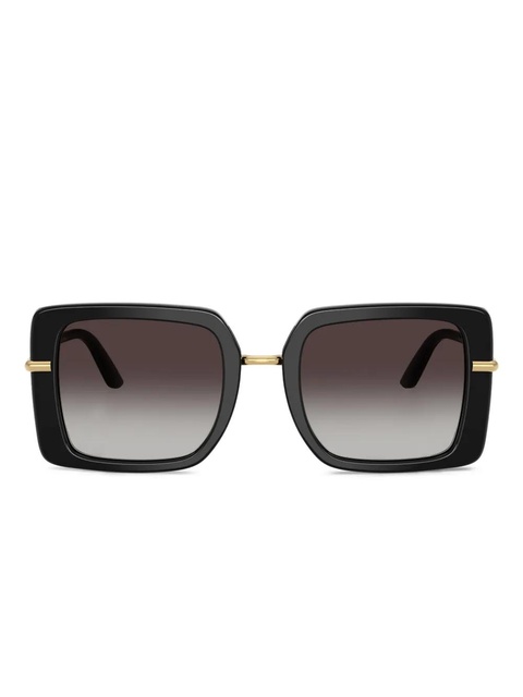 Dolce & Gabbana Eyewear square-frame sunglasses - Black - zdjęcie produktu nr 1
