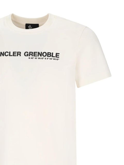 Moncler Grenoble logo-print short-sleeve T-shirt - White - zdjęcie produktu nr 2