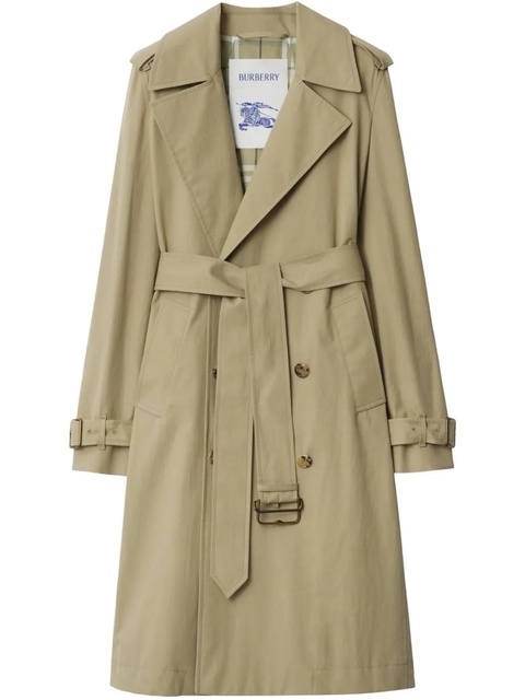 Burberry long-length trench coat - Neutrals - zdjęcie produktu nr 1