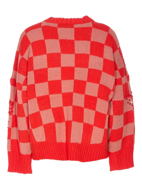 Essentiel Antwerp embroidered check sweater - zdjęcie produktu nr 2