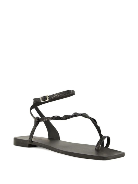 Johanna Ortiz Dazzling Crest crystal-embellished flat sandals - Black - zdjęcie produktu nr 2
