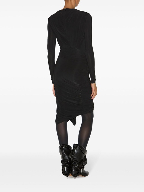 ISABEL MARANT Zorah midi dress - Black - zdjęcie produktu nr 2