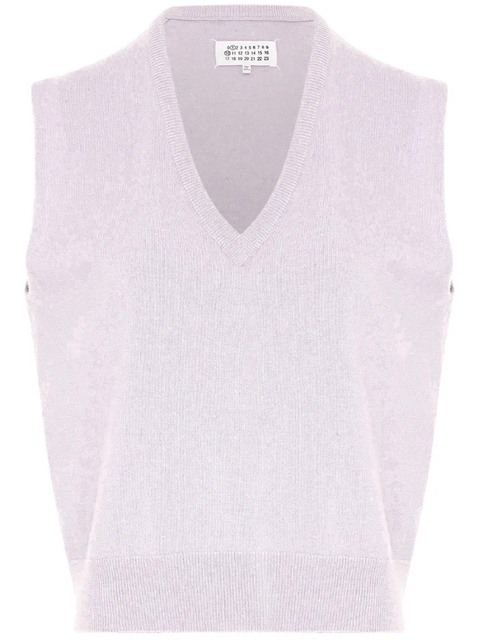 Maison Margiela knitted vest - Grey - zdjęcie produktu nr 1