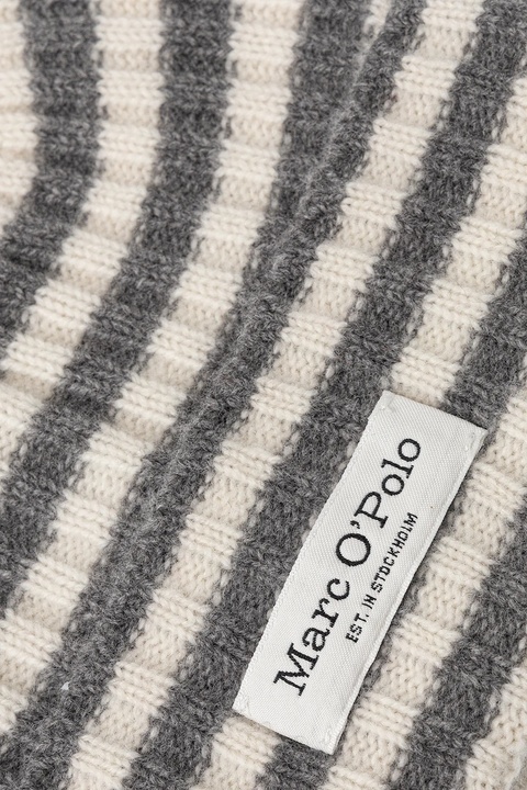 Marc O'Polo czapka wełniana kolor beżowy 600605401005 - zdjęcie produktu nr 1