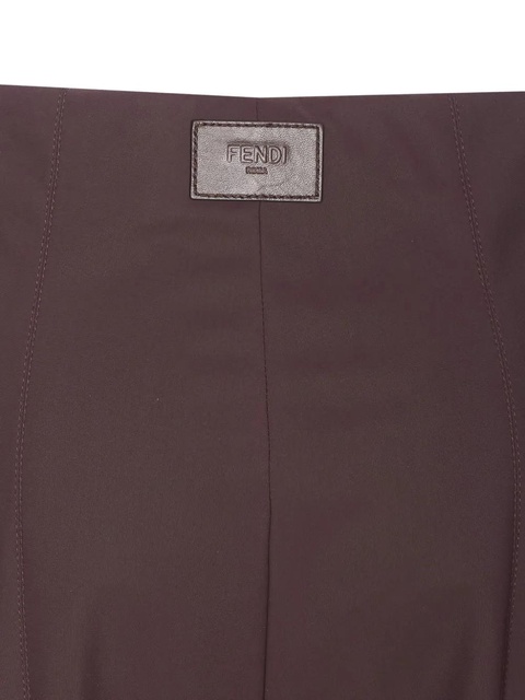FENDI high-waisted ski trousers - Brown - zdjęcie produktu nr 2