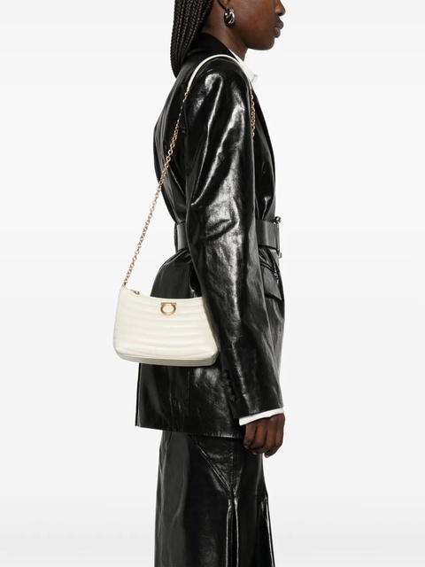 Ferragamo Gancini-plaque shoulder bag - Neutrals - zdjęcie produktu nr 2