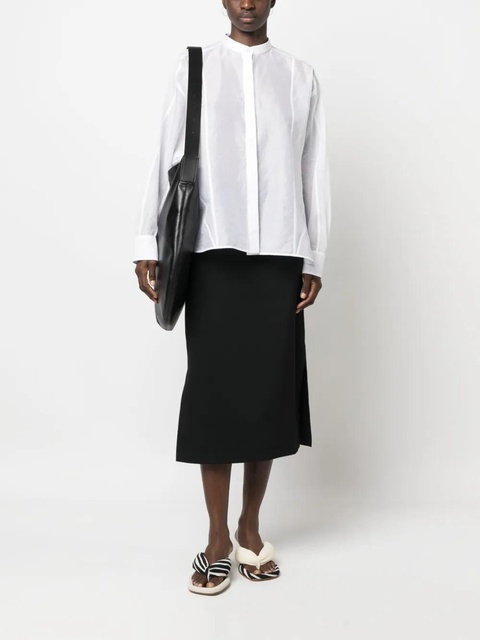 Jil Sander long-sleeve cotton shirt - White - zdjęcie produktu nr 2