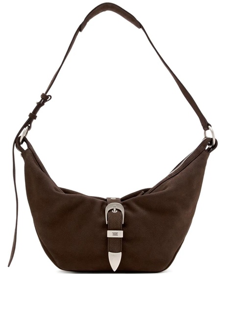 Marge Sherwood buckle-fastening crescent shoulder bag - Brown - zdjęcie produktu nr 1