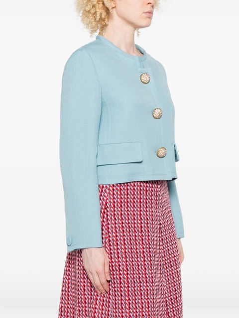 Valentino Garavani embellished button jacket - Blue - zdjęcie produktu nr 1