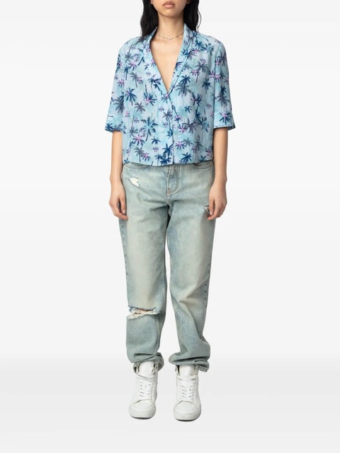 Zadig&Voltaire Telmos shirt - Blue - zdjęcie produktu nr 1