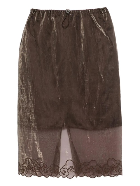 Cecilie Bahnsen bria skirt - Brown - zdjęcie produktu nr 1