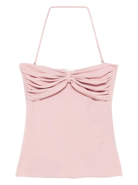 Nanushka draped-detail top - Pink - zdjęcie produktu nr 1