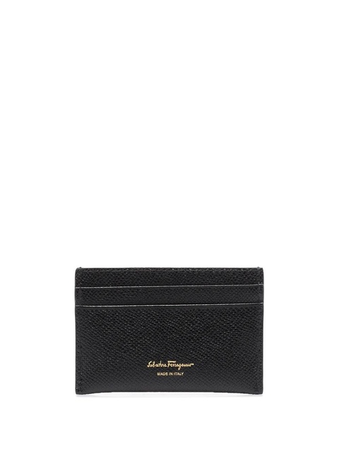 Ferragamo Gancini leather card holder - Black - zdjęcie produktu nr 2