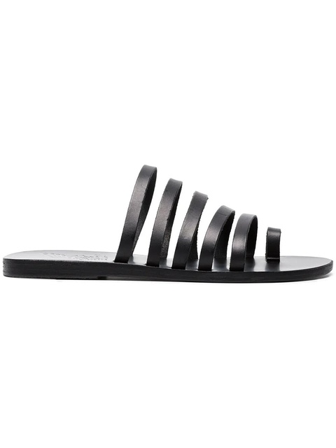 Ancient Greek Sandals Black Niki Leather Sandals - zdjęcie produktu nr 1