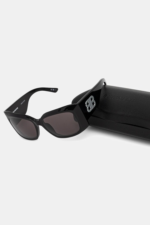 Balenciaga okulary przeciwsłoneczne damskie kolor czarny BB0443S - zdjęcie produktu nr 2