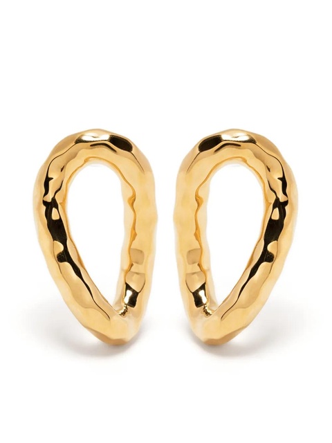 Jil Sander hoop earrings - Gold - zdjęcie produktu nr 1