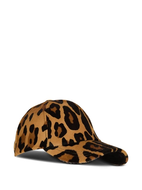 Balmain leopard-print cap - Brown - zdjęcie produktu nr 2