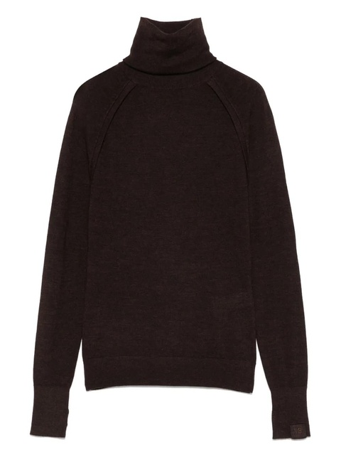 Victoria Beckham high-neck jumper - Brown - zdjęcie produktu nr 1