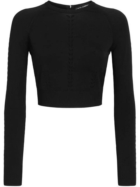 Dolce & Gabbana cut-out detail T-shirt - Black - zdjęcie produktu nr 1