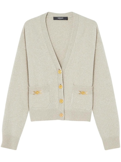 Versace Medusa-plaque cardigan - Neutrals - zdjęcie produktu nr 1