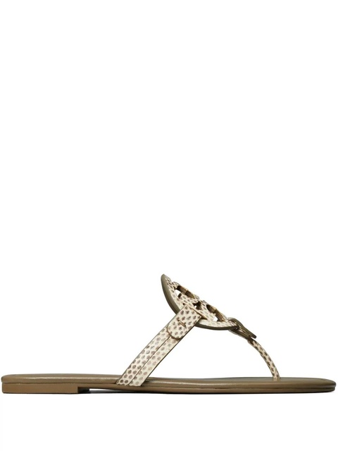 Tory Burch Miller leather sandals - Neutrals - zdjęcie produktu nr 1