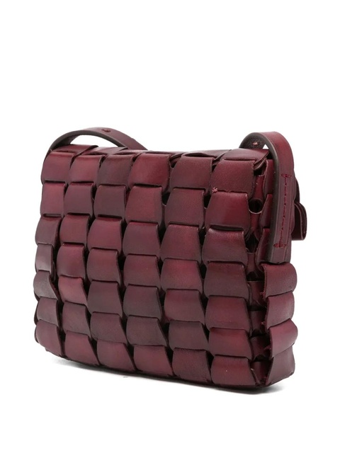 DRAGON DIFFUSION leather woven shoulder bag - Red - zdjęcie produktu nr 2
