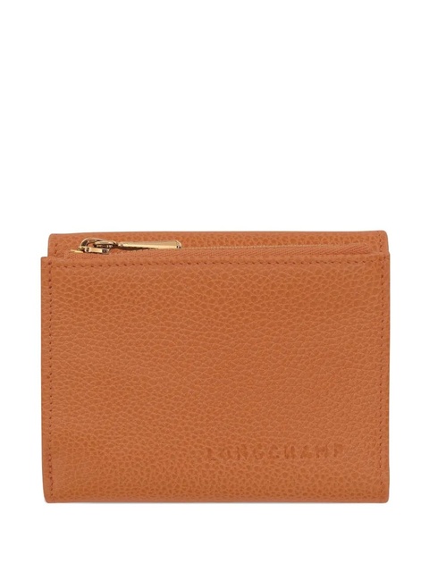 Longchamp Le Foulonné zipped compact wallet - Brown - zdjęcie produktu nr 1