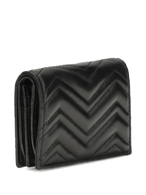 Gucci GG Marmont chevron wallet - Black - zdjęcie produktu nr 2