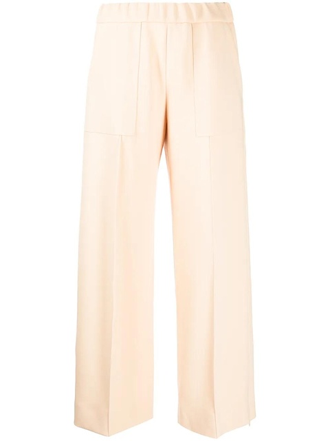 Jil Sander wide-leg wool trousers - Neutrals - zdjęcie produktu nr 1