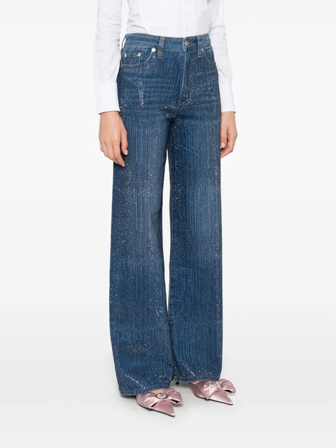 Maje rhinestone-embellished jeans - Blue - zdjęcie produktu nr 2