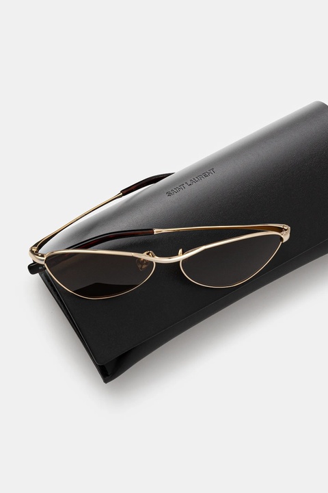 Saint Laurent okulary przeciwsłoneczne damskie kolor złoty SL 830 - zdjęcie produktu nr 2