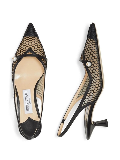 Jimmy Choo Amita 45mm slingback pumps - Black - zdjęcie produktu nr 2