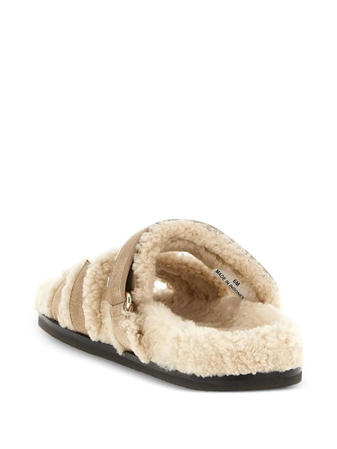Tory Burch Ines shearling slides - Neutrals - zdjęcie produktu nr 1
