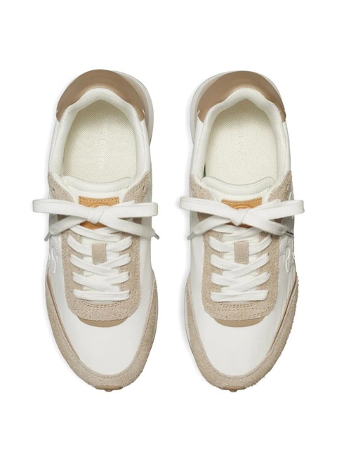 Tory Burch Destiny suede-panel sneakers - White - zdjęcie produktu nr 1