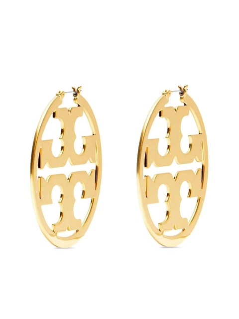 Tory Burch Miller hoop earrings - Gold - zdjęcie produktu nr 1