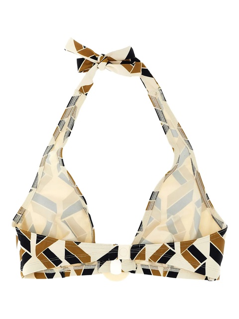 ERES geometric-print halterneck bikini top - Neutrals - zdjęcie produktu nr 2