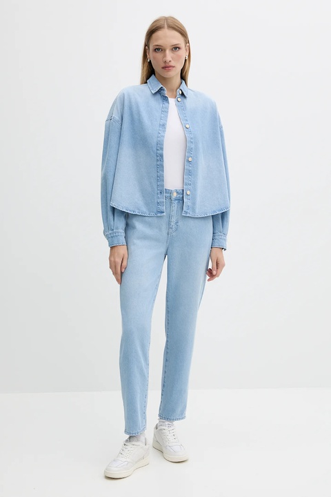 Armani Exchange longsleeve bawełniany kolor biały XW001450 AF10356 - zdjęcie produktu nr 2