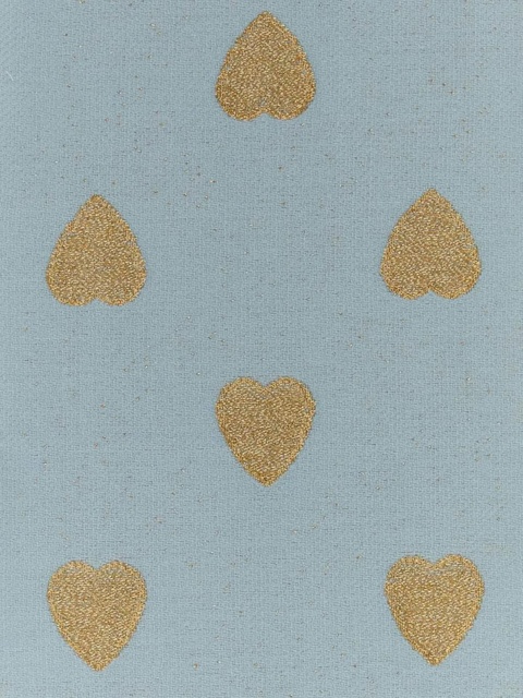 Valentino Garavani heart-pattern fringed scarf - Blue - zdjęcie produktu nr 2