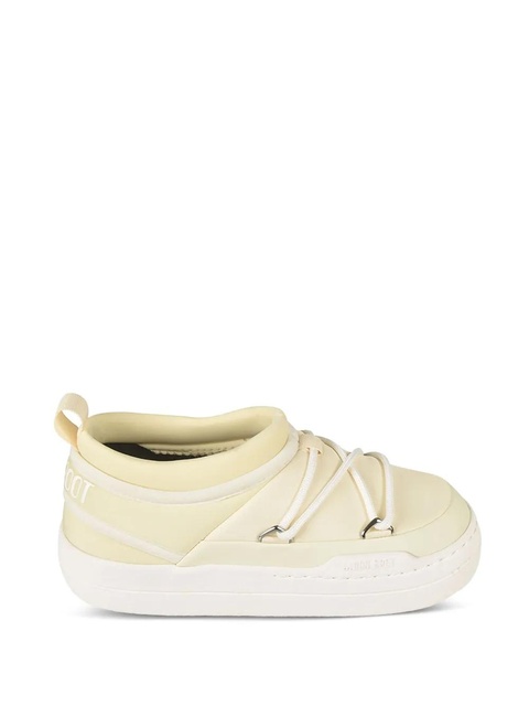 Moon Boot Park Icon lace-up flat sneakers - Yellow - zdjęcie produktu nr 2