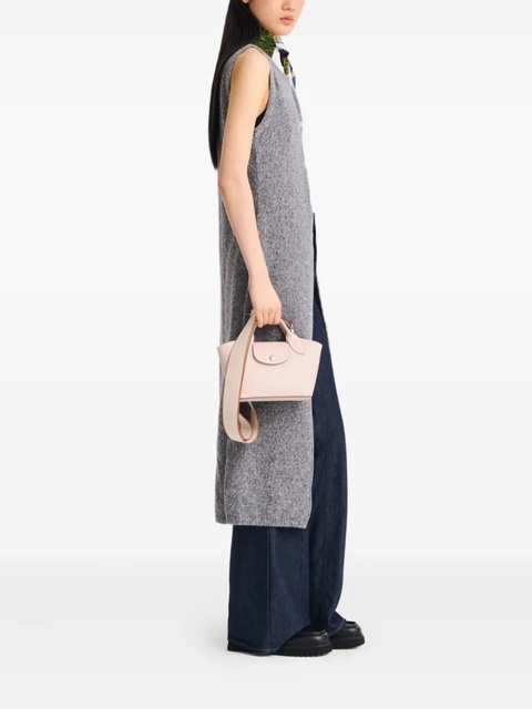 Longchamp top-handle leather mini bag - Pink - zdjęcie produktu nr 2