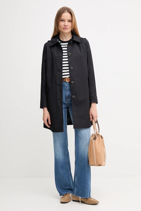 Barbour bluza bawełniana ROBYN damska kolor granatowy wzorzysta LOL0642 - zdjęcie produktu nr 2