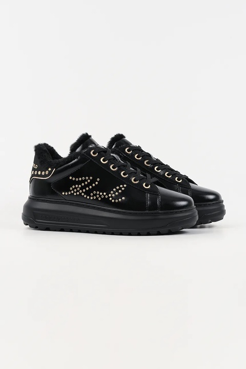 Karl Lagerfeld sneakersy skórzane KAPRI LUG damskie kolor czarny KL67511 - zdjęcie produktu nr 2