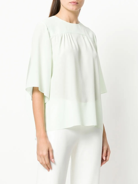 Chloé fluid trapeze blouse - Green - zdjęcie produktu nr 2