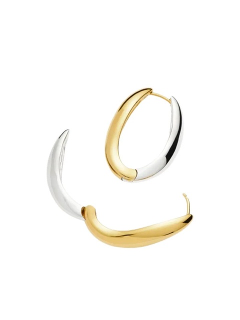 Missoma two-tone design hoop earrings - Gold - zdjęcie produktu nr 2