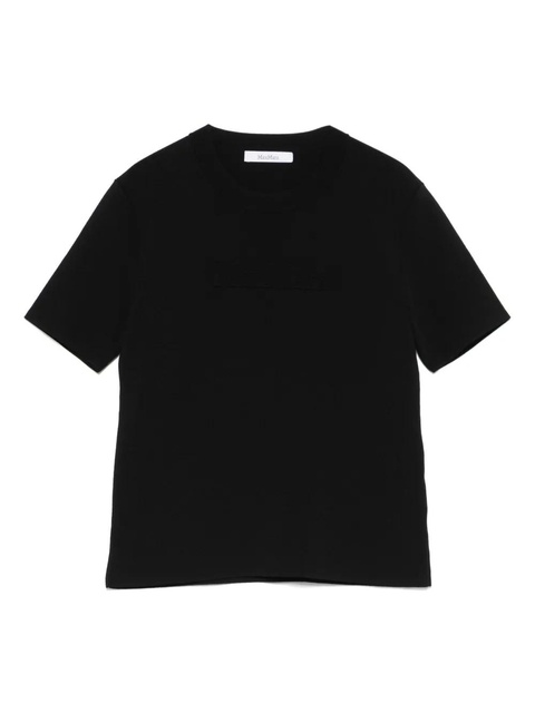 Max Mara crew-neck t-shirt - Black - zdjęcie produktu nr 1