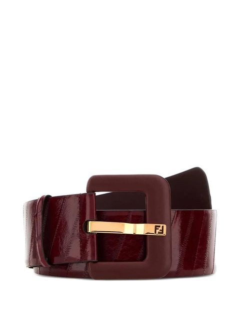 FENDI Forever leather belt - Red - zdjęcie produktu nr 1