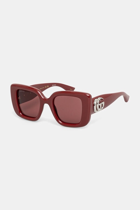 Gucci okulary przeciwsłoneczne damskie kolor bordowy GG1975S - zdjęcie produktu nr 1