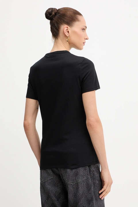 BOSS Orange t-shirt bawełniany damski kolor czarny 50549192 - zdjęcie produktu nr 2