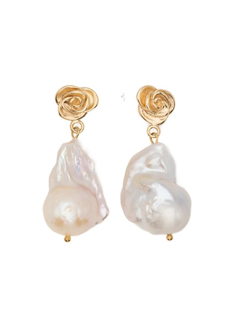 Magda Butrym Rose pearl earrings - Gold - zdjęcie produktu nr 1