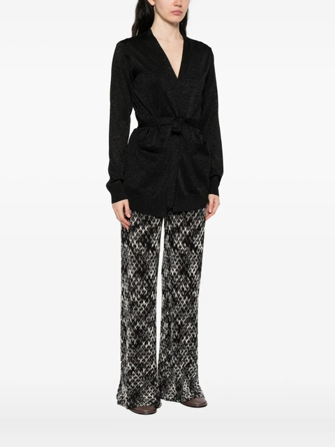 Missoni belted cardigan - Black - zdjęcie produktu nr 2